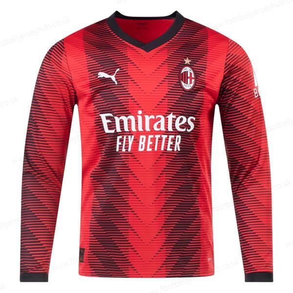 AC Milan Home Long Sleeve Football Jersey 23/24 (Men’s/Short Sleeve)