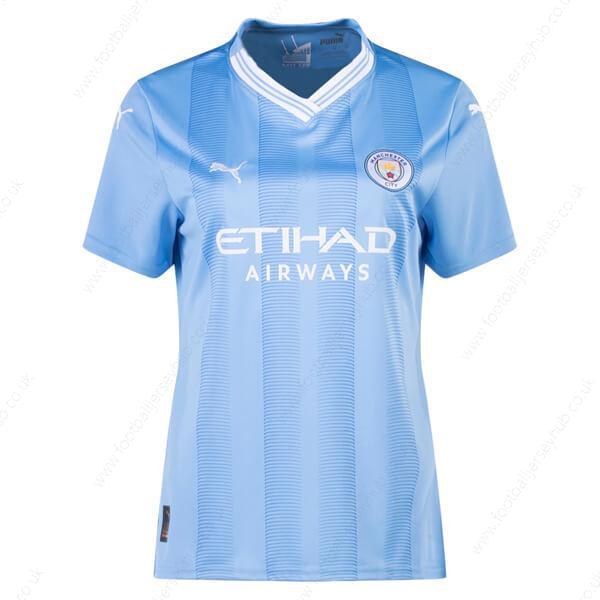 Manchester City Home WoMen’s/Short Sleeve Football Jersey 23/24