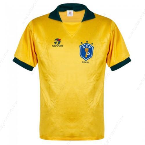 Retro Brazil Home Football Jersey 1988 (Men’s/Short Sleeve)