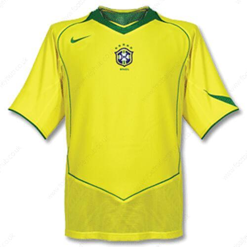 Retro Brazil Home Football Jersey 2004 (Men’s/Short Sleeve)