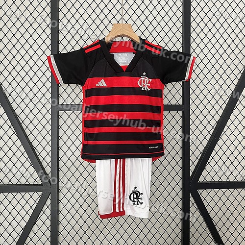 Flamengo Home Kids Football Kit 24/25