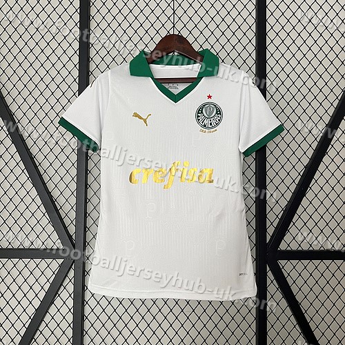 Palmeiras Away Women’s Short Sleeve Football Jersey 24/25